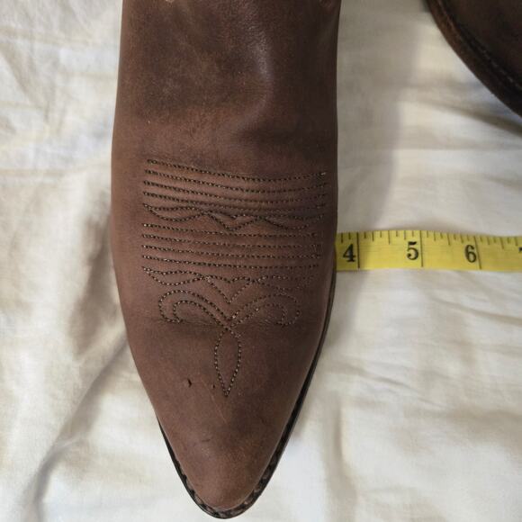 Dan Post Womens Boots Two-Tone Leather Suede Size 8M Western Pointed Toe *read* - Picture 12 of 15